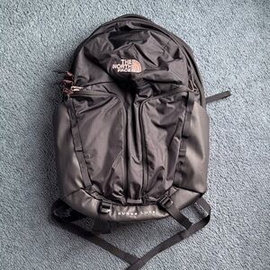 NWOT - The North Face Surge Luxe Black/rose gold accents Backpack